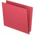 Chemise à dossier à onglet latéral 11 pts. format lettre, boîte de 100 rouge