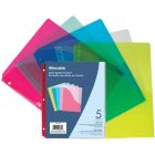 Pochette de reliure en biseau incurvé couleurs variées