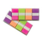 Languettes post-it® rose, vert, orange, violet