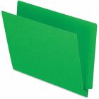 Chemise à dossier à onglet latéral 11 pts. format lettre, boîte de 100 vert