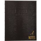 Cahier de notes ruban rose noir