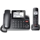 Téléphone kx-tgf87b 2-en-1 filaire | sans fil avec 1 combiné