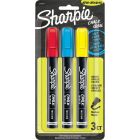 Marqueurs à craie effaçables à l'eau sharpie® variées (pqt 3)