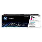 Cartouche de toner à haut rendement hp 206x magenta