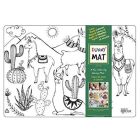 Funny mat : lamas