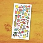 Tatouages temporaires - les doodles d'été