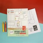 Coloriage géant - les cadres