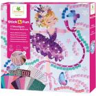 Stick'n fun - grand modèle 5 mosaïques princesse ballerine