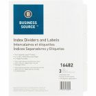 Intercalaires imprimables 3 perforations. 25 jeux 3 onglets
