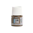 Peinture sur cuir opaque à base d'eau - brun expresso