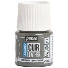 Peinture sur cuir opaque à base d'eau - gris béton