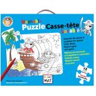 Casse-tête à colorier : pirates (12)