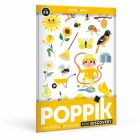 Poppik mini jardin jaune 26 stickers