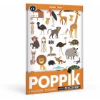Poppik mini savane marron 26 stickers