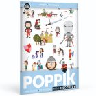Poppik mini chevaliers 24 stickers