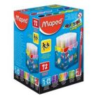 72 feutres colorpeps pointe moyenne couleurs assorties