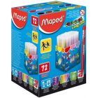 72 feutres colorpeps pointe moyenne couleurs assorties