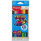Etui de 12 crayons de couleur color'peps duo