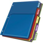 Intercalaires avec pochette expansible 5 onglets