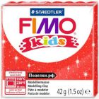 Pâte fimo kids scintillante, 42 g.: rouge