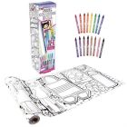 Rouleau de coloriage avec crayons - mode