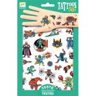Tatouages temporaires / héros vs vilains