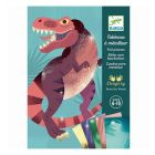 Tableaux à pailleter / jurassic