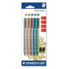 Stylos à encre métallique assorties paquet de 5