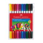 Stylos à pointes feutre double 10pqt