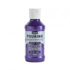 Acrylique pouring experiences 118 ml violet métal.