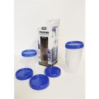 Ensemble de 5 gobelets gradués 120 ml. pouring exp