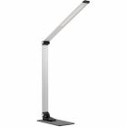 Lampe de bureau led multifonctionnelle et pliable argent