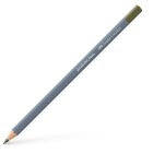 Crayon aquarelle vert olive jaunâtre