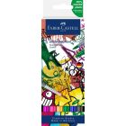 Ensemble 6 marqueurs goldfaber aqua double pointe - graffiti