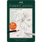 Ensemble de 11 crayons graphite mats pitt