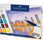 Ensemble de 36 aquarelles en pastilles