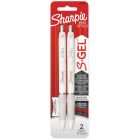 Stylo s.gel rétractable blanc