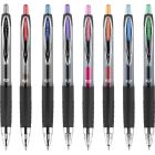Stylos à bille roulante rétractable signo 207 colours paquet de 8 couleurs variées