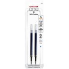 Recharge uni-ball one gel pointe moyenne (0,7 mm) bleu