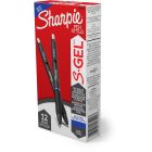 Stylo s.gel rétractable 0,5 mm encre bleue, noir