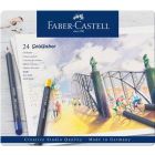 Crayon goldfaber aquarelle boîte métal de 24 pièce