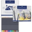 Crayons de couleur boîte métal de 12 pièces