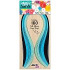 Ensemble de bandes de papier couleur froide