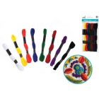 Fils à broder en coton pqt de 8 - assortiment de base