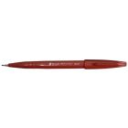 Stylo pentel fude touch, marron