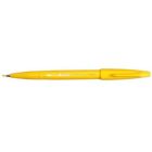Stylo pentel fude touch, jaune