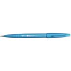 Stylo pentel fude touch, bleu clair
