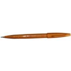 Stylo pentel fude touch, ocre