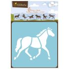 Pochoirs de chevaux (6)