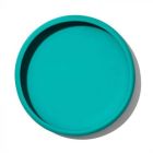 Assiette en silicone - turquoise